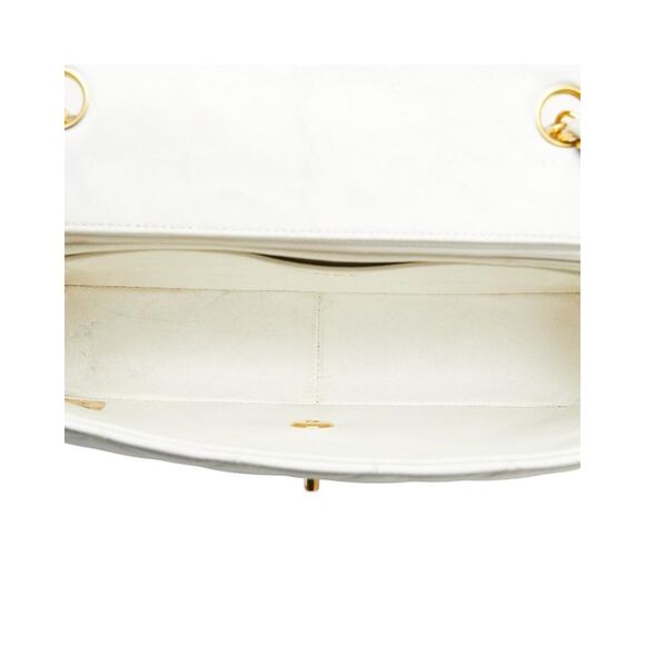 Pre Loved Chanel Classic Flap Bag TwoTone Style Women Black Shoulder Bags - Picture 6 of 8